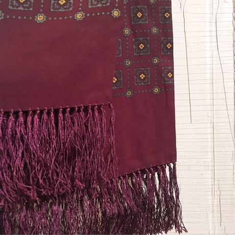 1950's〜 Unknown Rayon Scarf
