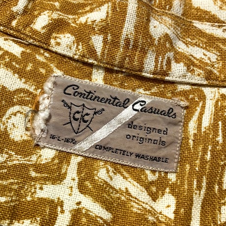 1960's Continental Casuals Pullover S/S Shirt