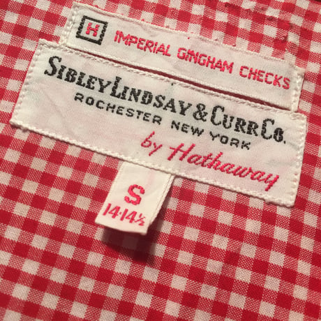 1960's SIBLEYLINDSAY&CURR CO. L/S Shirt