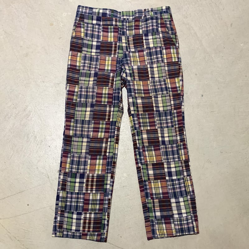 1960's〜 CORBIN Indian Madras Tapered Pants | Un