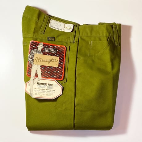 1960〜70's Wrangler Tapered Pants Deadstock