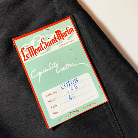 1950's〜 Le Mont Saint-Martin Black Moleskin Trousers Deadstock