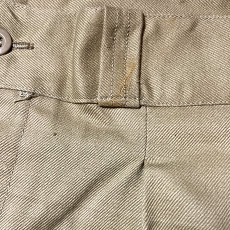 1950〜60's French Army M-52 Chino Trousers Deadstock