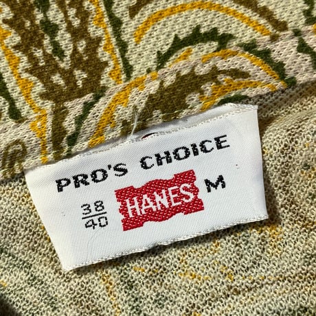 1960's HANES Polo S/S Shirt Deadstock