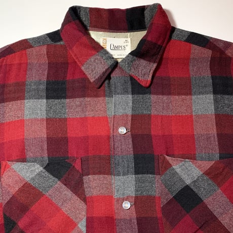 1960's CAMPUS Rayon L/S Shirt