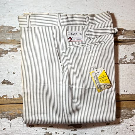 1960's L.C.ISAACS&CO.INC. Cotton Trousers Deadstock