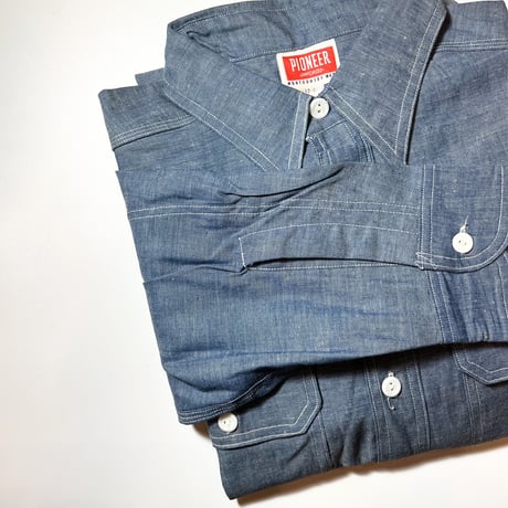 1950's PIONEER Chambray L/S Shirt Deadstock