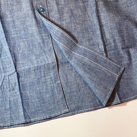 1950's US.NAVY Chambray L/S Shirt Deadstock