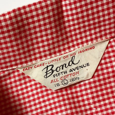 1960's BOND FIFTH AVENUE S/S Shirt Deadstock