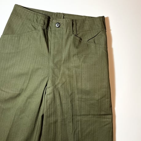 1940's US.NAVY N-3 Herringbone Trousers Deadstock