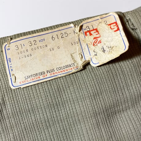 1950's〜 Levi's Cotton Trousers Deadstock