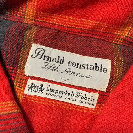 1960's Arnold Constable L/S Shirt Deadstock