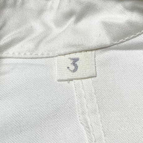 1970's Italy Navy Cook Jacket Deadstock