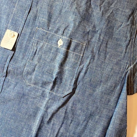 1960's WASHINGTON DEE CEE Chambray L/S Shirt Deadstock