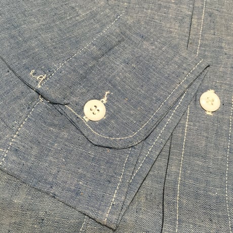1950〜60's RIVERSIDE Chambray L/S Shirt Deadstock