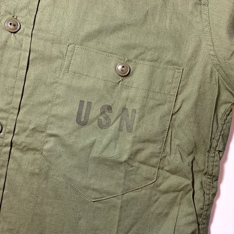 1940's US.NAVY N-3 Poplin L/S Shirt Deadstock