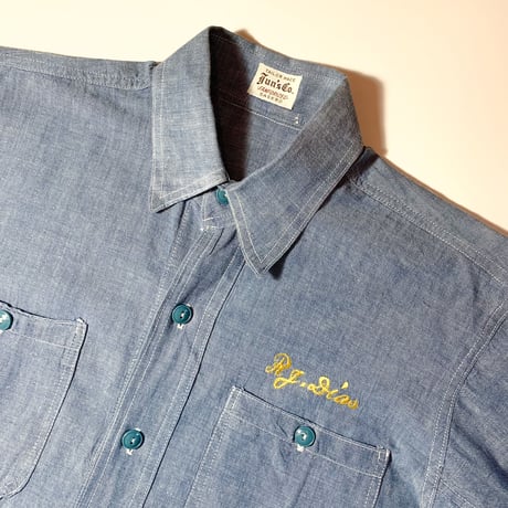 1950's〜 US.NAVY Chambray L/S Shirt