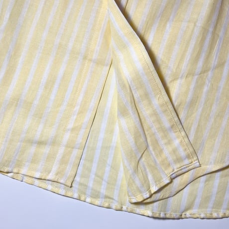 1980's Brooks Brothers Cotton&Linen S/S Shirt Deadstock