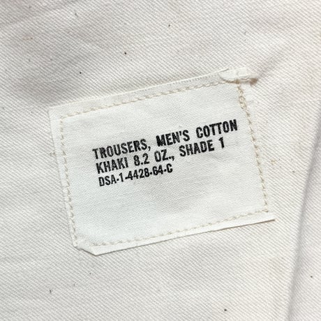 1960's US.ARMY Chino Trousers Deadstock