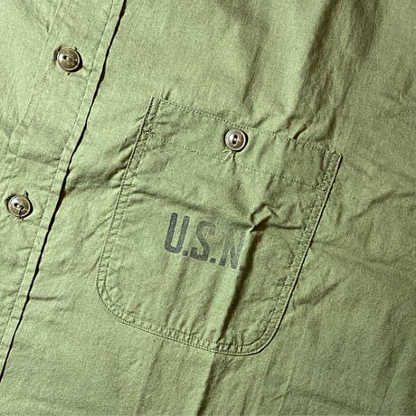 1940's〜 US.NAVY N-3 Poplin L/S Shirt