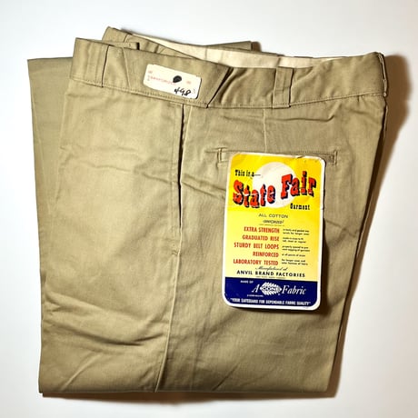 1950's〜 ANVIL Chino Trousers Deadstock