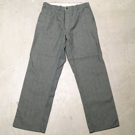 1950's〜 FYRESAFE Green Denim Trousers