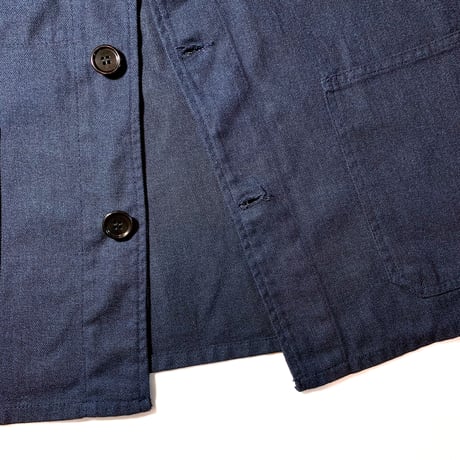 1950's〜 French Unknown Blue Covert Work Jacket