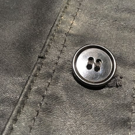 1950's LE MONT ST MICHEL Black Moleskin Jacket Deadstock