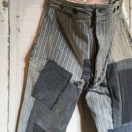 1930's St.Michel Cotton Patchwork Trousers
