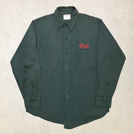 1960's Defiance Mfg. Co Whipcord L/S Shirt Deadstock