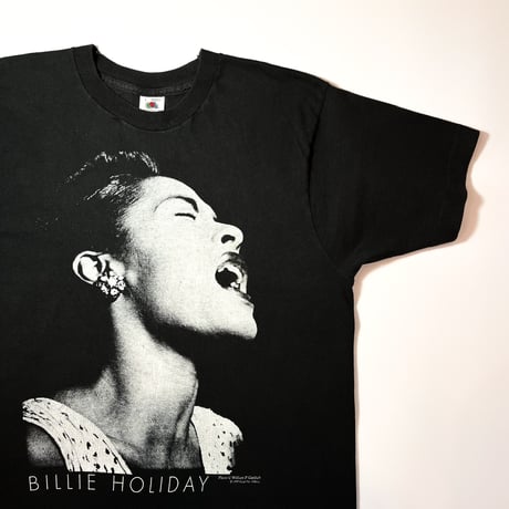 1990's FRUIT OF THE LOOM BILLIE HOLIDAY Printed Tee