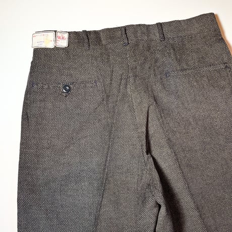 1960's Melna Corduroy Tapered Pants Deadstock