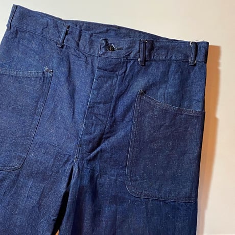 1930〜40's US.NAVY Denim Trousers