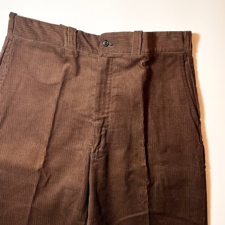 1960's BLUE ROCK Corduroy Trousers Deadstock