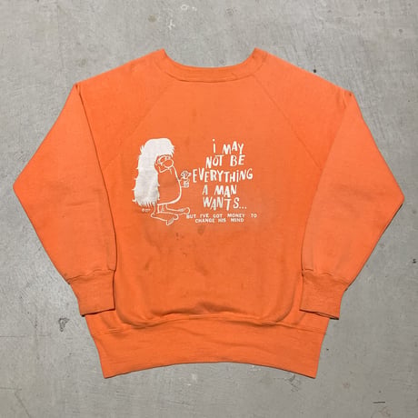 1960's Unknown Monster Printed Sweat