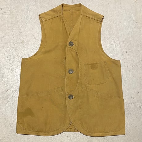 1930's Red Head Hunting Vest
