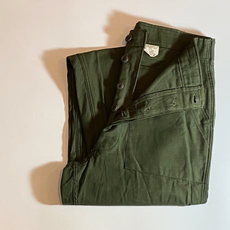 1970's US.ARMY Utility Trousers Deadstock