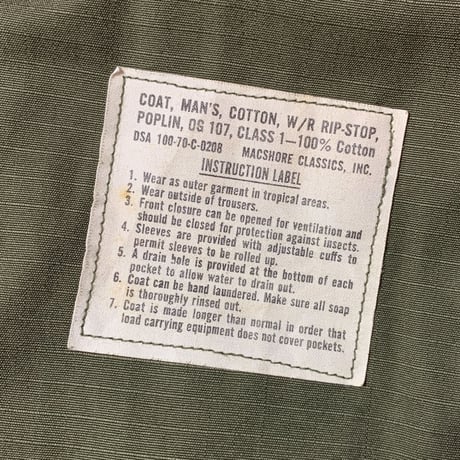 1970's US.ARMY Jungle Fatigue 4th Jacket