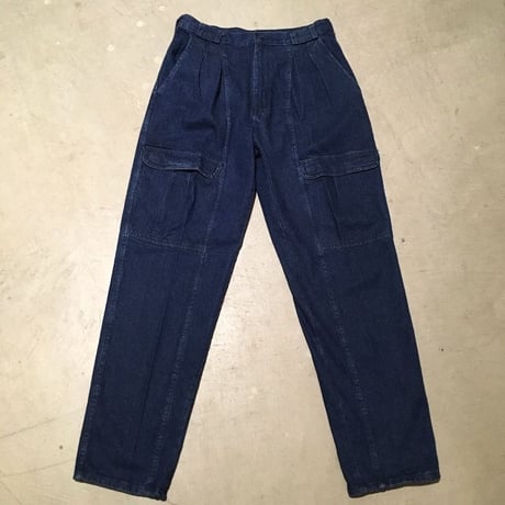 1970〜80's HARBOR ONE Denim Cargo Pants Deadstock