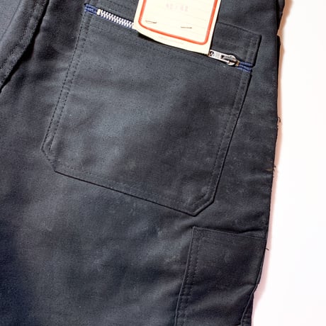 1950's〜 BGS Black Moleskin Overall Deadstock