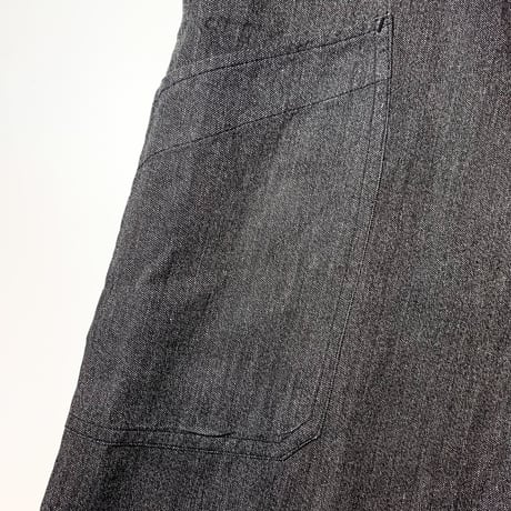 1940〜50's French Military Black Chambray Atelier Coat Deadstock