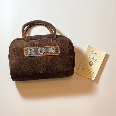 1960's Henselite Bowls Co. Suede Bag