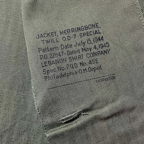 1940's US.ARMY M-43 Herringbone Jacket Deadstock
