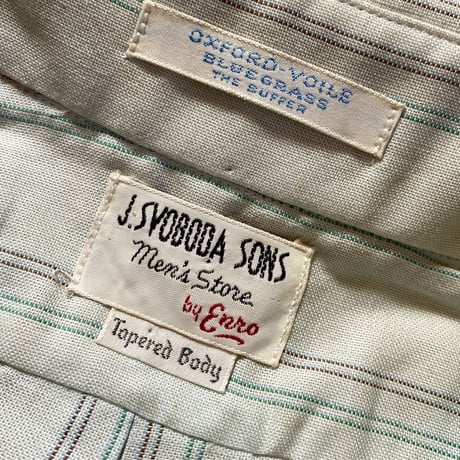 1960's J.SVOBODA SONS S/S Shirt Deadstock