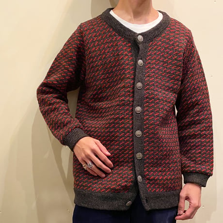 1980's L.L.Bean Bird's-eye Cardigan