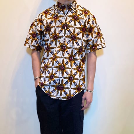 1960's DONEGAL Batik S/S Shirt
