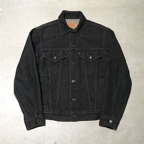 1980's Levi's 70506 Black Denim Jacket
