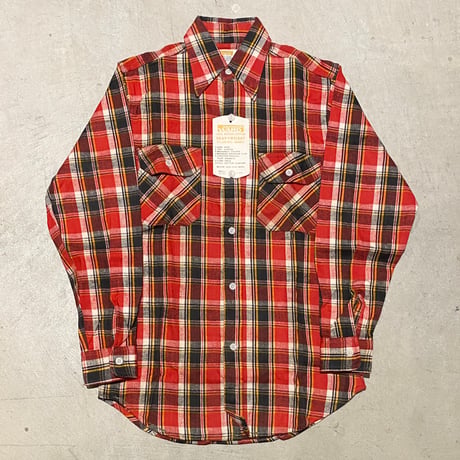 1960〜70's MONTGOMERY WARD Heavy Flannel L/S Shirt Deadstock