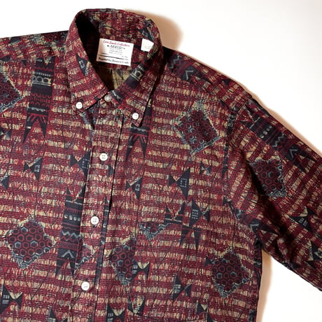 1960's ARROW Batik L/S Shirt