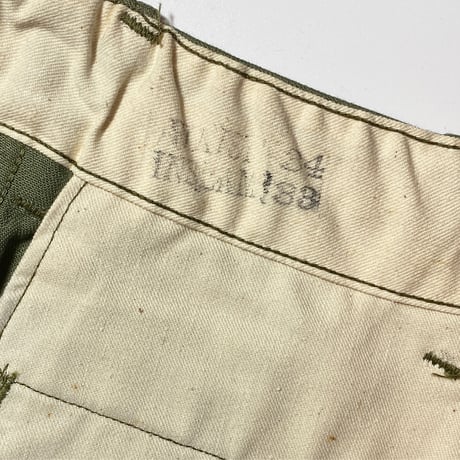 1940's US.ARMY M-37 Herringbone Trousers Deadstock